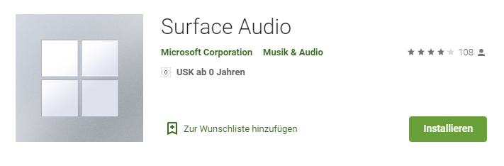 Surface Audio App